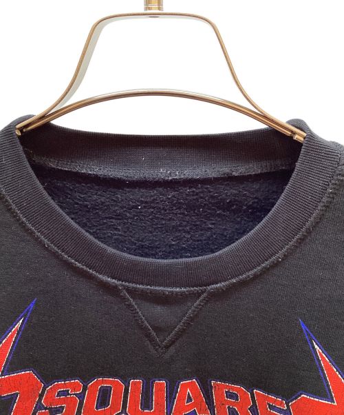 DSQUARED2（ディースクエアード）DSQUARED2 (ディースクエアード) スウェット ブラック サイズ:Mの古着・服飾アイテム