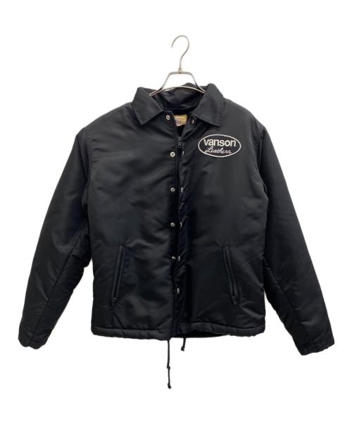 VANSON（バンソン）VANSON (バンソン) ナイロンコーチジャケット ブラック サイズ:Mの古着・服飾アイテム