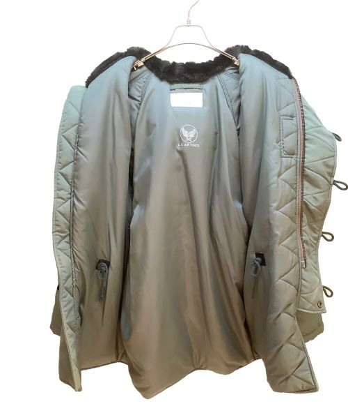 U.S.AIRFORCE（ユーエス エアフォース）U.S.AIRFORCE (ユーエス エアフォース) N-3Bタイプコート オリーブ サイズ:Mの古着・服飾アイテム