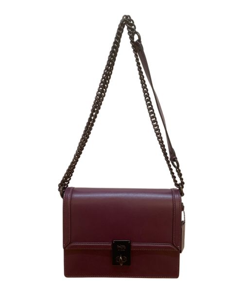 COACH（コーチ）COACH (コーチ) ハットンショルダーバッグ パープルの古着・服飾アイテム