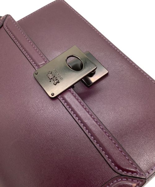 COACH（コーチ）COACH (コーチ) ハットンショルダーバッグ パープルの古着・服飾アイテム