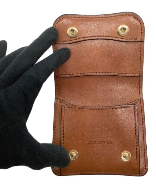 WILDSWANS（ワイルドスワンズ）WILDSWANS (ワイルドスワンズ) 2つ折り財布 ブラウンの古着・服飾アイテム