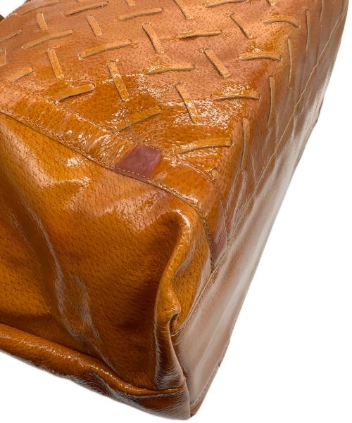 BOTTEGA VENETA（ボッテガベネタ）BOTTEGA VENETA (ボッテガベネタ) トートバッグ ブラウンの古着・服飾アイテム