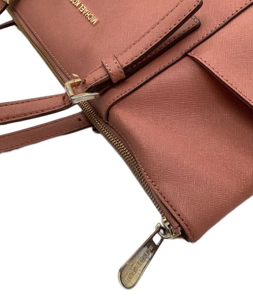 MICHAEL KORS（マイケル・コース）MICHAEL KORS (マイケルコース) トートバッグ レッドの古着・服飾アイテム