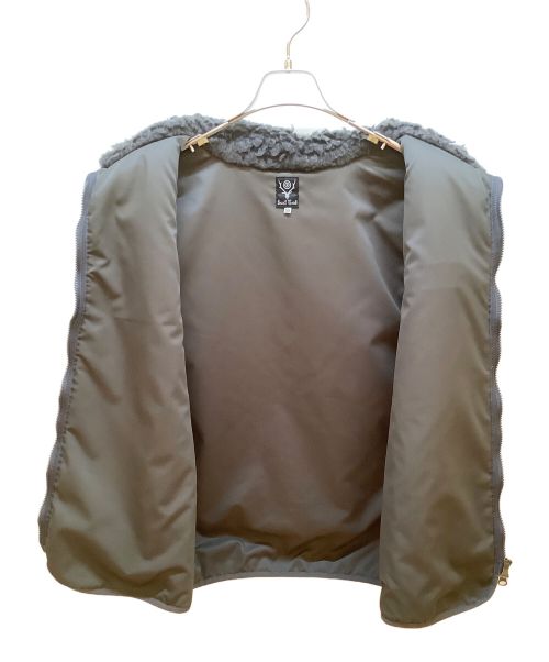 South2 West8（サウスツー ウエストエイト）South2 West8 (サウスツー ウエストエイト) ベスト グレー サイズ:XSの古着・服飾アイテム