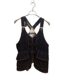 Snow peak（スノーピーク）の古着「焚火デニムベスト」｜ネイビー
