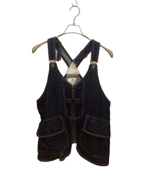 Snow peak（スノーピーク）Snow peak (スノーピーク) 焚火デニムベスト ネイビー サイズ:Mの古着・服飾アイテム