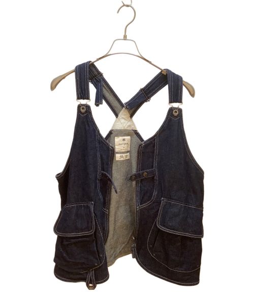 Snow peak（スノーピーク）Snow peak (スノーピーク) 焚火デニムベスト ネイビー サイズ:Mの古着・服飾アイテム