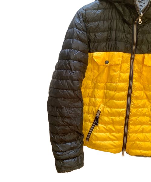 DUVETICA（デュベティカ）DUVETICA (デュベティカ) リバーシブルダウンジャケット ブラック×イエロー サイズ:46の古着・服飾アイテム