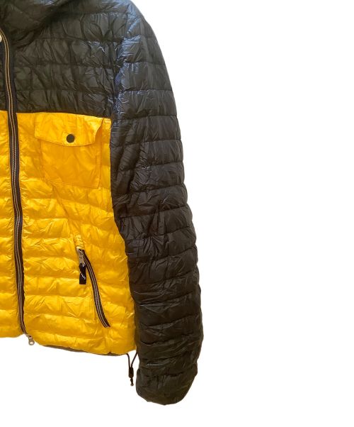 DUVETICA（デュベティカ）DUVETICA (デュベティカ) リバーシブルダウンジャケット ブラック×イエロー サイズ:46の古着・服飾アイテム