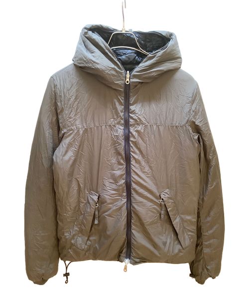 DUVETICA（デュベティカ）DUVETICA (デュベティカ) リバーシブルダウンジャケット ブラック×イエロー サイズ:46の古着・服飾アイテム