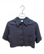 6(ROKU) BEAUTY&YOUTHロク ビューティーアンドユース）の古着「半袖シャツ」｜ブルー