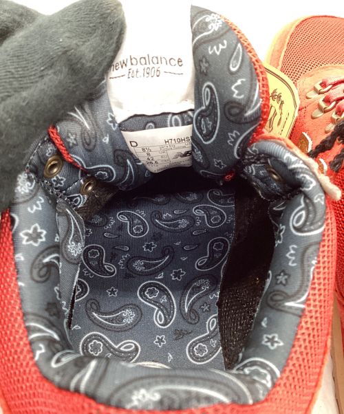 NEW BALANCE（ニューバランス）NEW BALANCE (ニューバランス) New Balance 710 Herschel Supply Co. Red Brown Black レッド サイズ:26.5cmの古着・服飾アイテム