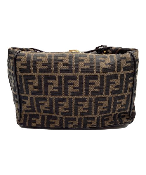 FENDI（フェンディ）FENDI (フェンディ) バニティハンドバッグ ブラウンの古着・服飾アイテム