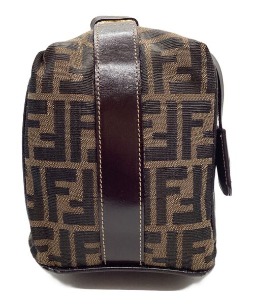 FENDI（フェンディ）FENDI (フェンディ) バニティハンドバッグ ブラウンの古着・服飾アイテム