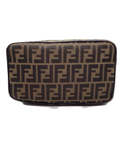 FENDI（フェンディ）FENDI (フェンディ) バニティハンドバッグ ブラウンの古着・服飾アイテム