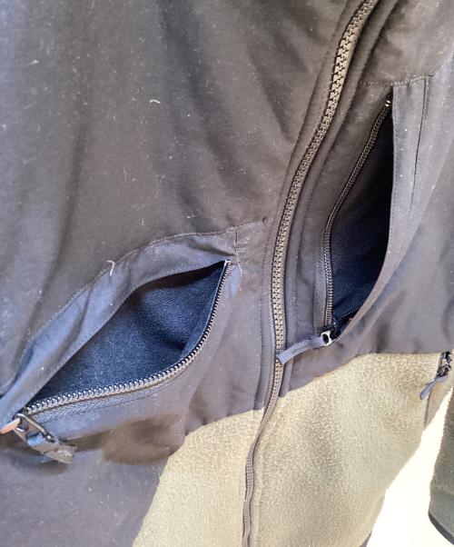 THE NORTH FACE（ザ ノース フェイス）THE NORTH FACE (ザ ノース フェイス) デナリジャケット ブラック×カーキ サイズ:Mの古着・服飾アイテム