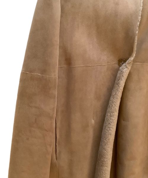 UNITED ARROWS TOKYO（ユナイテッドアローズトウキョウ）UNITED ARROWS TOKYO (ユナイテッドアローズトウキョウ) ムートンコート ベージュ サイズ:38の古着・服飾アイテム