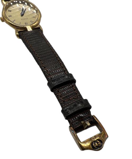 GUCCI（グッチ）GUCCI (グッチ) リストウォッチ ゴールドの古着・服飾アイテム