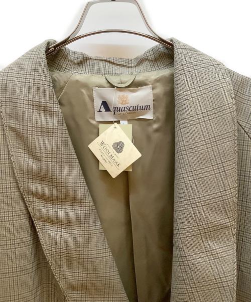 Aquascutum（アクアスキュータム）Aquascutum (アクアスキュータム) コート ベージュ サイズ:Lの古着・服飾アイテム