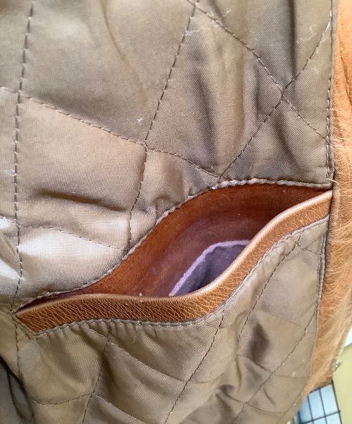 INDIAN（インディアン）INDIAN (インディアン) レザージャケット キャメル サイズ:36の古着・服飾アイテム