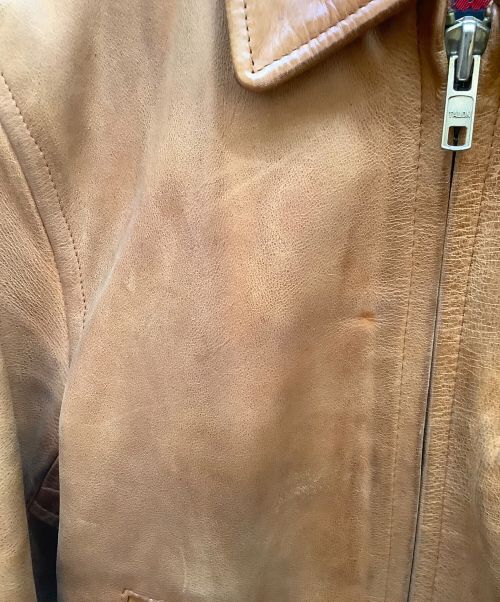 INDIAN（インディアン）INDIAN (インディアン) レザージャケット キャメル サイズ:36の古着・服飾アイテム