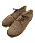 WALK-OVERウォークオーバー）の古着「ウィングチップシューズ」｜ベージュ