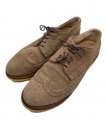 WALK-OVER（ウォークオーバー）の古着「ウィングチップシューズ」｜ベージュ