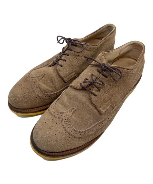 WALK-OVER（ウォークオーバー）WALK-OVER (ウォークオーバー) ウィングチップシューズ ベージュ サイズ:Mの古着・服飾アイテム