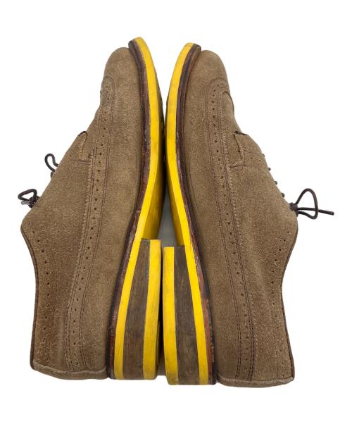 WALK-OVER（ウォークオーバー）WALK-OVER (ウォークオーバー) ウィングチップシューズ ベージュ サイズ:Mの古着・服飾アイテム