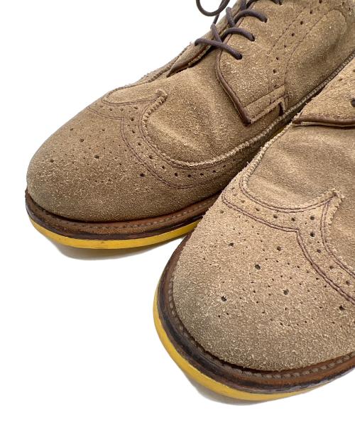 WALK-OVER（ウォークオーバー）WALK-OVER (ウォークオーバー) ウィングチップシューズ ベージュ サイズ:Mの古着・服飾アイテム
