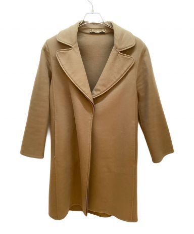 中古・古着通販】GUCCI (グッチ) カシミヤ混コート ベージュ サイズ:36