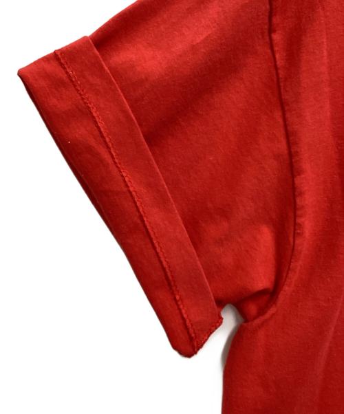 Hanes（ヘインズ）Hanes (ヘインズ) プリントTシャツ レッド サイズ:Lの古着・服飾アイテム