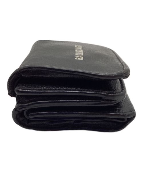 BALENCIAGA（バレンシアガ）BALENCIAGA (バレンシアガ) 3つ折り財布 ブラックの古着・服飾アイテム