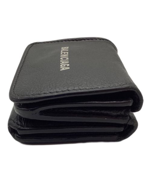 BALENCIAGA（バレンシアガ）BALENCIAGA (バレンシアガ) 3つ折り財布 ブラックの古着・服飾アイテム
