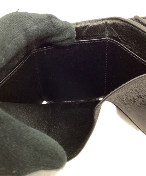 BALENCIAGA（バレンシアガ）BALENCIAGA (バレンシアガ) 3つ折り財布 ブラックの古着・服飾アイテム