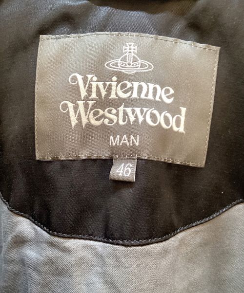 Vivienne Westwood man（ヴィヴィアン ウェストウッド マン）Vivienne Westwood man (ヴィヴィアン ウェストウッド マン) ブルゾン カーキ×ブラック サイズ:46の古着・服飾アイテム