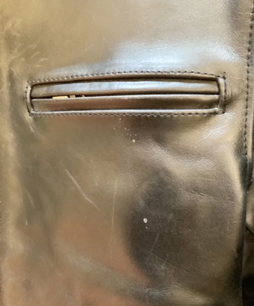 FREEDOM（フリーダム）FREEDOM (フリーダム) レザージャケット ブラック サイズ:40の古着・服飾アイテム