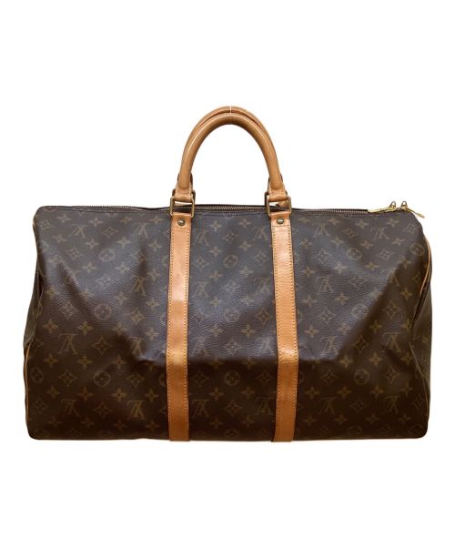 LOUIS VUITTON（ルイ ヴィトン）LOUIS VUITTON (ルイ ヴィトン) トラベルバッグ ブラウンの古着・服飾アイテム