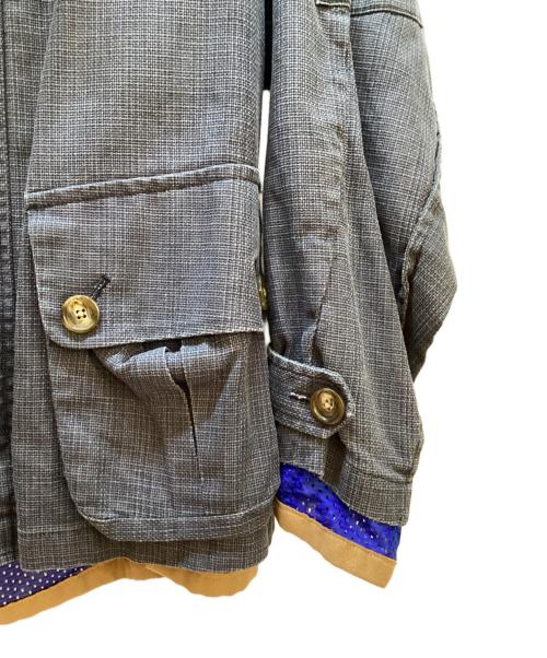 C（ポロカントリー）C (イズネス) フーデッドジャケット グレー サイズ:Mの古着・服飾アイテム