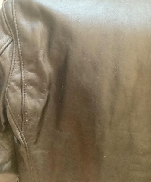 Schott（ショット）Schott (ショット) ライダースジャケット ブラック×ホワイト サイズ:36の古着・服飾アイテム