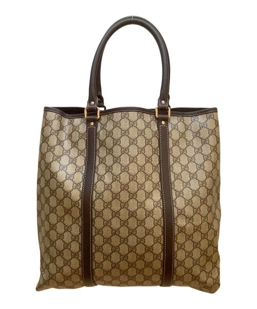 GUCCI（グッチ）GUCCI (グッチ) トートバッグ グレーの古着・服飾アイテム