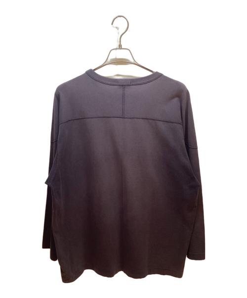 COMOLI（コモリ）COMOLI (コモリ) フットボールTシャツ ネイビー サイズ:Lの古着・服飾アイテム