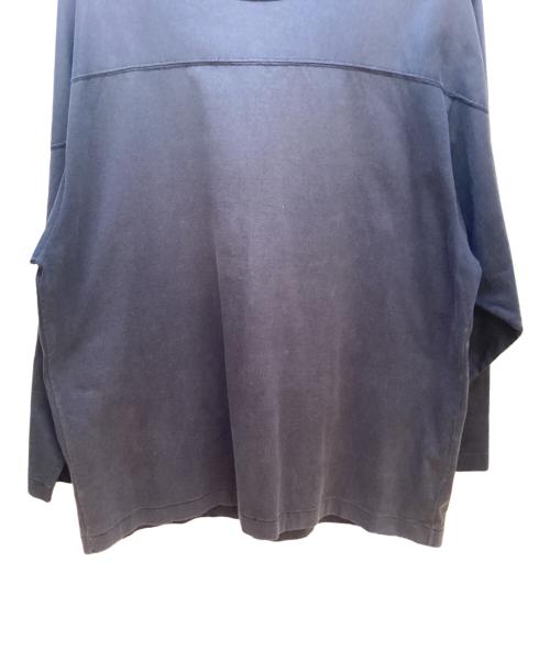 COMOLI（コモリ）COMOLI (コモリ) フットボールTシャツ ネイビー サイズ:Lの古着・服飾アイテム