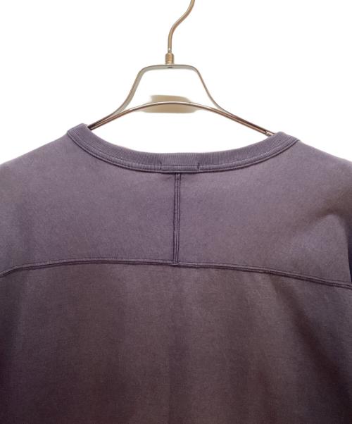 COMOLI（コモリ）COMOLI (コモリ) フットボールTシャツ ネイビー サイズ:Lの古着・服飾アイテム