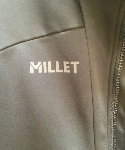 MILLET（ミレー）MILLET (ミレー) ウィンド シールド ストレッチ フーディ ブラック サイズ:2XLの古着・服飾アイテム