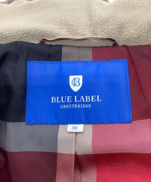 BLUE LABEL CRESTBRIDGE（ブルーレーベルクレストブリッジ）BLUE LABEL CRESTBRIDGE (ブルーレーベルクレストブリッジ) ダウンコート ブラウン サイズ:38の古着・服飾アイテム