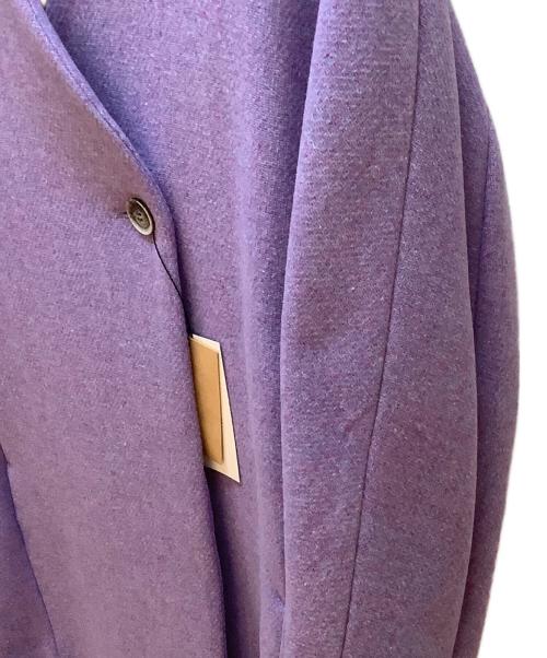 NOMBRE IMPAIR（ノンブルアンペール）NOMBRE IMPAIR (ノンブルアンペール) ツイードコクーンコート パープル サイズ:free 未使用品の古着・服飾アイテム