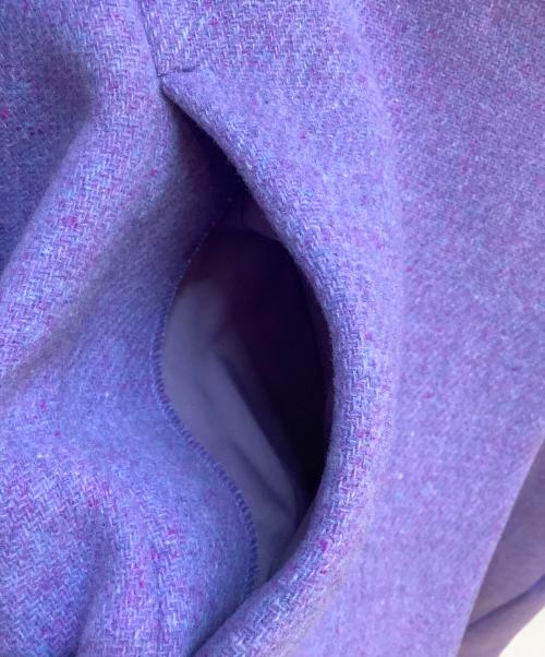 NOMBRE IMPAIR（ノンブルアンペール）NOMBRE IMPAIR (ノンブルアンペール) ツイードコクーンコート パープル サイズ:free 未使用品の古着・服飾アイテム