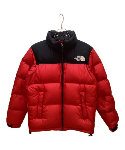 THE NORTH FACE（ザ ノース フェイス）THE NORTH FACE (ザ ノース フェイス) ヌプシジャケット レッド×ブラック サイズ:Mの古着・服飾アイテム